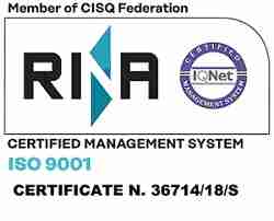 CERTIFICAZIONE QUALITA' RINA ISO 9001 CERTIFICAZIONE QUALITA' RINA ISO 9001