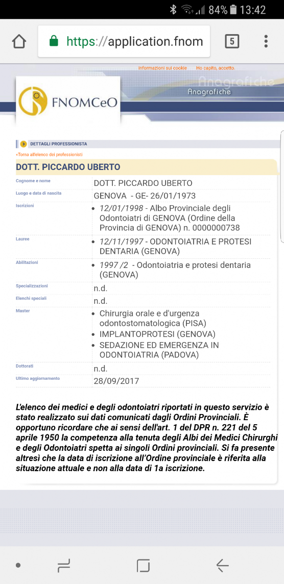 titoli dentista genova titoli dentista genova
